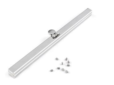 Handtaschenverschluss Rohling 19 cm Länge Nickel